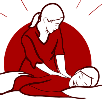 logo mila massage rouge