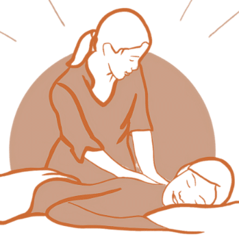 logo mila massage marron