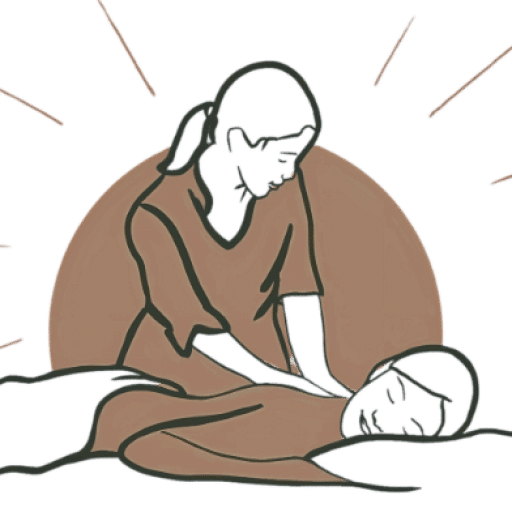 logo mila massage walnut