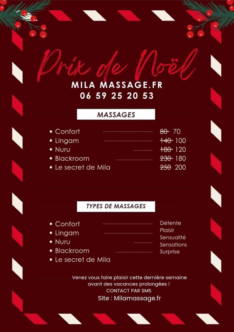 Prix de noel Mila Massage 2025
